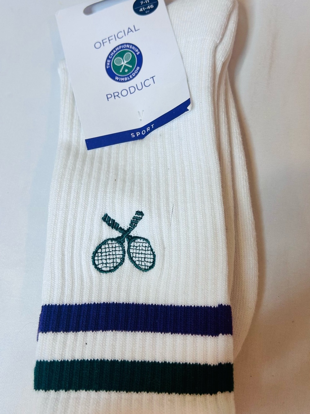 Wimbledon Championships Souvenir Items: Insulated Travel Mug, Socks Baseball Hat - Picture 2 of 10